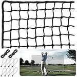 Golf Practice Net,10X10ft Heavy Duty Nylon Golf Hitting Net,Golf Net Outdoor Indoor with Wire Hanging Kit,Golf Nets for Backyard Driving，Golf,Baseball, Hockey, Soccer