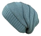 Gajraj Unisex Wool, Acrylic Beanie (Knitted Beanie GB30_Grey_Free Size)