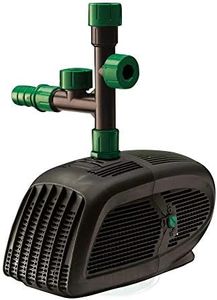 Blagdon Midipond High Performance Pond Pump to Run Fountains, Waterfalls & Filters, 5 Fountain Heads, Adjustable Extension Pipes, Fittings Included, Easy Clean, for Ponds up to 4620 Litres, Black