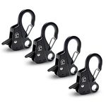 Sebnux Staines Steel Adjustable Boat Fender Clips Quick Release Hooks for Boat Bumpers Ideal for Small Boat and Pontoon (4)