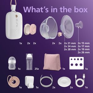 Philips Avent Hands-Free Breast Pump – Portable Electric, Quiet