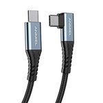 ANMIEL USB C to USB C Cable 3M [100W 20V/5A] 90 Degree USB Type C Fast Charging Cable PD Fast Charging Cord for iPhone 15,MacBook iPad Pro2020,Huawei MateBook,Samsung Galaxy S20 S10,Pixel etc