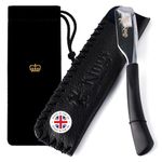 Kamisori Cut Throat Razor for Men by The Kings Cutthroat - Men’s Cutthroat Shaving Straight Razor – Leather Cut Throat Razor Kit Bag Included – Essential Male Grooming Accessory for Beards NO Blades
