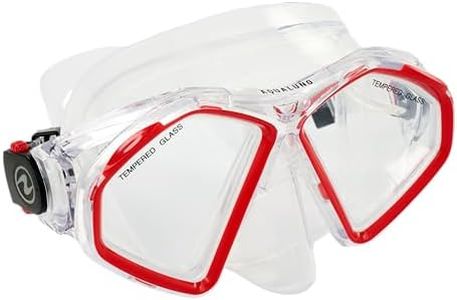 Aqualung Masque Hawkeye | Masque de plongée, randonnée aquatique, snorkeling pour adulte hommes et femmes avec vision à 180°, une protection UV, des verres anti-buée et anti-fuite