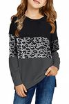 storeofbaby Tunic Shirts for Little Girls Lightweight Soft Sweatshirts Casual Tops