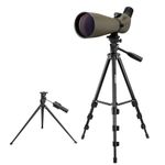 Svbony SV401 20-60x80mm HD Spotting Scope, with Dual Tripod and Carry Bag, High Power Scope with FMC Optics Lens, IPX6 Waterproof Fogproof Angled Spotter Scope for Target Shooting Archery Birdwatching