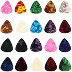 HIGHROCK Stylish Colorful Celluloid Guitar Picks Plectrums for Guitar Bass (20 0.46mm)