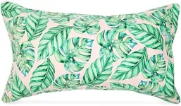 BLUE PANDA Inflatable Beach Pillow for Pools Travel Vacations, Tropical Leaves