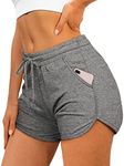 Womens Running Shorts Casual Athletic Dolphin Shorts M