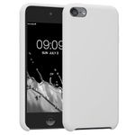 kwmobile TPU Silicone Case Compatible with Apple iPod Touch 6G / 7G (6th and 7th Generation) - Case Soft Flexible Protective Cover - White Matte