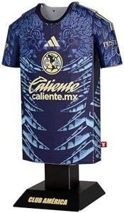 Club America Jersey Shaped Alloy Metal Desk Display Stand – Official Men’s Soccer Team Collectible Model (25/26 Away)