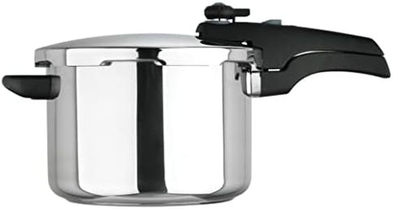 Prestige Smart Plus Stainless Steel Pressure Cooker, 6L