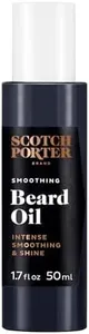 Scotch Porter Smoothing Beard oil – Nourishing Serum Seals in Moisture & Smooths Flyaways for a Frizz-Free, Fuller/Healthier-Looking Beard with All-Day Shine – Original Scent, 1.7 oz. Bottle