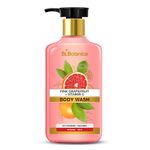 St.Botanica Pink Grapefruit & Vitamin C Body Wash, 250 ml infused with Pink Grapefruit & Vitamin C to Refresh & Hydrate Skin | No Parabens & Sulphates | Vegan & Cruelty Free