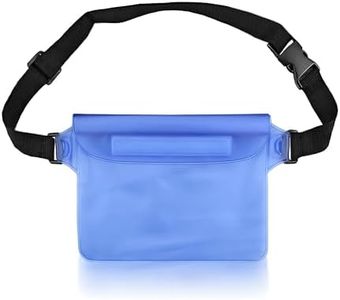 GZYULAN 1 Pièces Sacs Etanches,Banane Etanche,Sacoche Etanche,Sac Banane Etanche,pour Natation,Rafting,Kayak,Bateau,Camping,Randonnée et la Pêche,avec Sangle Réglable,22 * 15.5cm(Bleu)