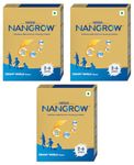 Nestlé NANGROW – Nutritious Milk drink for growing children | Creamy Vanilla Flavor | Contains DHA |Rich in Protein & Vital Nutrients| Zero Sucrose Recipe |400g (Pack of 3)