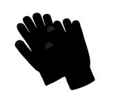 Mr. Gadget's Solutions Unisex Touch Screen Winter Gloves Warm Stretchable Woolen Mittens Texting Gloves For Smart Phone and Tablets - Black