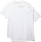 Levi's Men's 2-Pack T-Shirt, Short Sleeve, Set of 2, Two-Pack TEE White + White, S