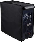 Computer CPU Dust Cover, Waterproof Desktop PC Mid-Tower Computer Host Dustproof Cover Full Case Protector with Zipper, Anti-Static CPU Tower PC Dust Covers (8.5W x 18.5H x 19.7D)