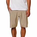 O'Neill Men's Stretch Twill Hybrid Boardshort Board Shorts, Khaki/Stockton, 40