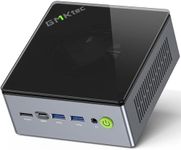 GMKtec Mini PC Gaming, M7 AMD Ryzen 7 PRO 6850H (8C/16T 4.70Ghz) Dual NIC LAN 2.5G Desktop Computer Windows 11 Pro, 16 DDR5 RAM + 512GB Hard Drive PCle SSD, Dual USB4, HDMI 2.1, USB-C