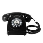 CAMINI Audio Guest Book Wedding Phone, Record Customized Audio Messages with Audio Guest Book for Parties Weddings Birthdays Rentals Confessions(Battery Not Included) (Black)