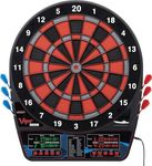 Viper Orion Electronic Dartboard, Two Large Scoreboards, Dual Color LCD Cricket Displays, Voice Scoring, Red Black and Silver Segments, Built in Storage for Darts and Tips, 43 Games 300 Options