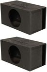 Q Power QBOMB15VL Single 15" Vented Ported Subwoofer Sub Box Enclosure (2 Pack)