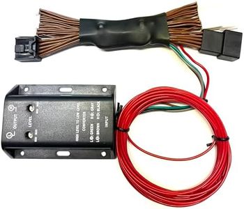 Add an Amp Amplifier Adapter Interface to Factory OEM Car Stereo Radio System for Select Toyota Vehicles- Add Subwoofer Bass Amp - No Factory Premium Amp- Vehicles Listed Below