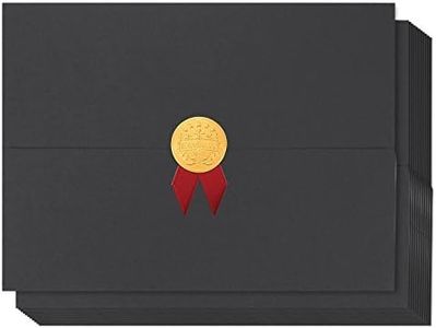 12-Pack Award Certificate Holders - Bulk Certificate Holders for Graduation, Diploma, Employee Appreciation, Certifications (fits 8.5x11)