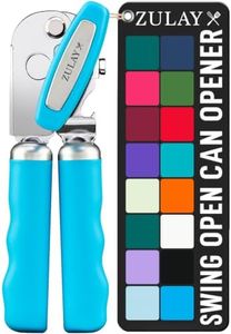 Zulay Kitchen Stainless Steel Swing Open Manual Can Opener Comfortable Grip