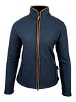 JACK PYKE Ladies 250gms Thermal Fleece Long Sleeve Jacket Navy XL