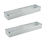 Foxlang 8x2x1ft(2 Pack) Galvanized 