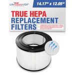 LifeSupplyUSA Air Filters Dust Filter fits Sears Kenmore Air Cleaner 83163, 86168, 83188