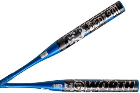 Worth | 2025 | Bedlam Slowpitch Softball Bat | USSSA | 12.75" Barrel | XL End Load | 1-Piece | 27 oz