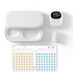 Xahpower Wireless Bedwetting Alarm for Boys and Girls, USB-C Rechargeable, High Sensitivity, Loud Sound, Strong Vibration