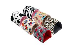 Guinea Pig And Small Animals Fleece Tunnel With Two Pads.