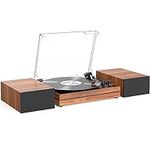 Record Player for Vinyl with Two Ex