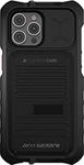 Element Case Black Ops for iPhone 13 Pro Max - Aggressively Rugged, Tactical, and Shockproof iPhone 13 Pro Max Case with Wallet/Card Holder and Mechanical Kickstand - Black (EMT-322-252FV-01)