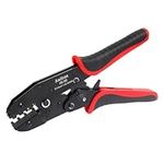 Awilnax Crimping Tool For Heat Shrink Connectors-AWG 22-10 Ratcheting Wire Crimper Tools For Insulated Electrical Connectors - Ratchet Wire Terminal Crimping Pliers