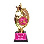 Family Shoping Mothers Day Gift Best Cook in the World Award Trophy for Mom