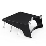 onlyfire BBQ Side Table, Grill Table Shelf for 57cm Weber Master-Touch & Kettle Charcoal Grill, Weber Kettle Grill accessories