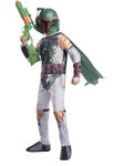 Rubie's Kid's Star Wars Boba Fett Costume Style 3, Large, Age 8 - 10 years, HEIGHT 4’ 8” - 5' 0",Green