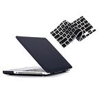 MacBook Pro 15 Case 2011/2010/2009 Release A1286 Ruban Hard Case Shell Cover and Keyboard Skin Cover for Apple MacBook Pro 15 Inch with CD-ROM - Black