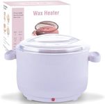 Wax Warmer for Hair Removal, 16.9oz Portable Electric Wax Heater Machine for Hard and Soft Wax Beads, Fast Heating for Home Gentle, Salon Warmer for Braizlian Waxing, Body, Bikini, Eyebrow