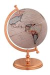 WINNER'S Prime SINGLE JOINT Rotating Globe | Dia 20 Cm (8 Inch) Height 29 Cm (11.6 Inch) with Metal Arc & Round Stand | Educational & Decorative Globe(GP808) (Pink Multi)