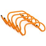 Trademark Innovations Speed Training Hurdles (Pack of 5), 6-Inch, Orange