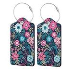 2 Pack Flower Pink Floral Luggage T