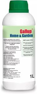 Home & Garden Weed Killer 1L - Glyphosate High Industrial Concentrate Strength Herbicide Weed Killer for Effective Perennial Grass & Broad Leaved Weeds