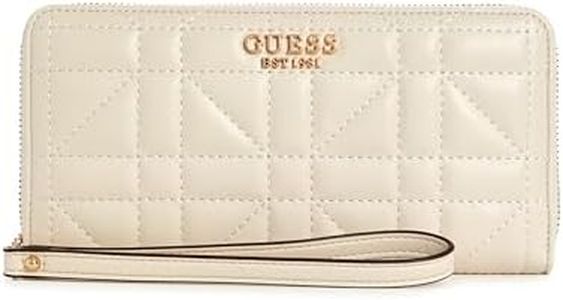 GUESS Assia SLG Zip Around Wallet L Stone